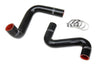 HPS Black Silicone Coolant Hose Kit S13 S14 S15 LS Swap SR20 Radiator 9 o'clock Thermostat LS3/LS7 Water Pump 57-2060-BLK