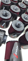 Collection of SPDZ1 brand air filters on a white background