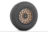 Rough Country 87 Series Wheel | Simulated Beadlock | Bronze/Black | 17x8.5 | 6x5.5 |+25mm