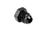 HPS Performance AN Fittings 37 Degree Male Plug Aluminum Black