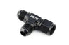 HPS Performance AN Male with AN Female on Run Tee Fitting Aluminum Adapter Black