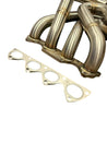 H Series 4-1 Megaphone Hood Exit Race Exit Header H22 H22A H23 H22A4 F20B H2B Honda Acura EG EK DC2 Civic