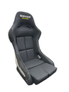 Gray racing seat with 'BRIDE' branding on a white background