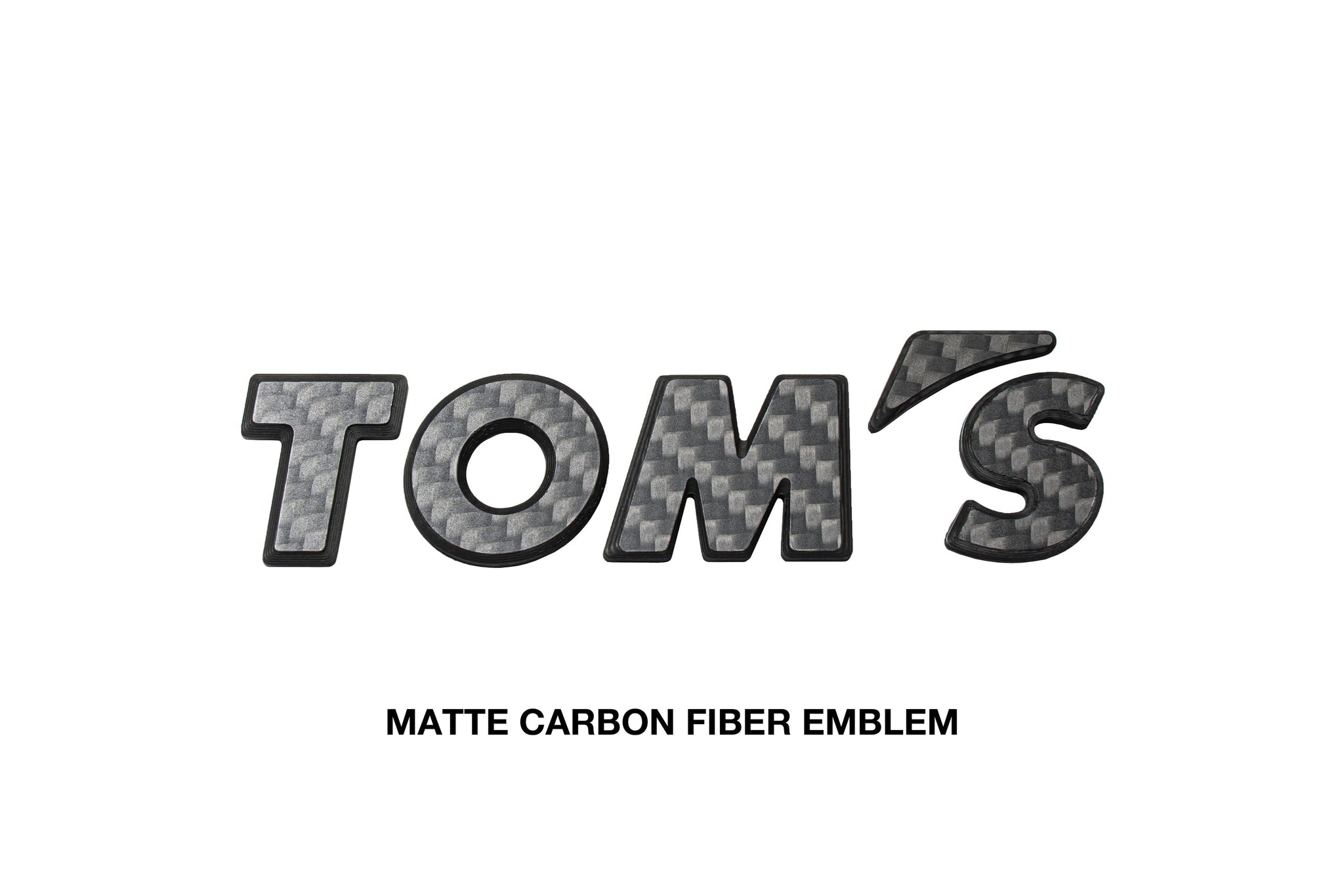 TOM'S Racing Logo Emblem (Carbon Fiber) – Speedzone Performance LLC