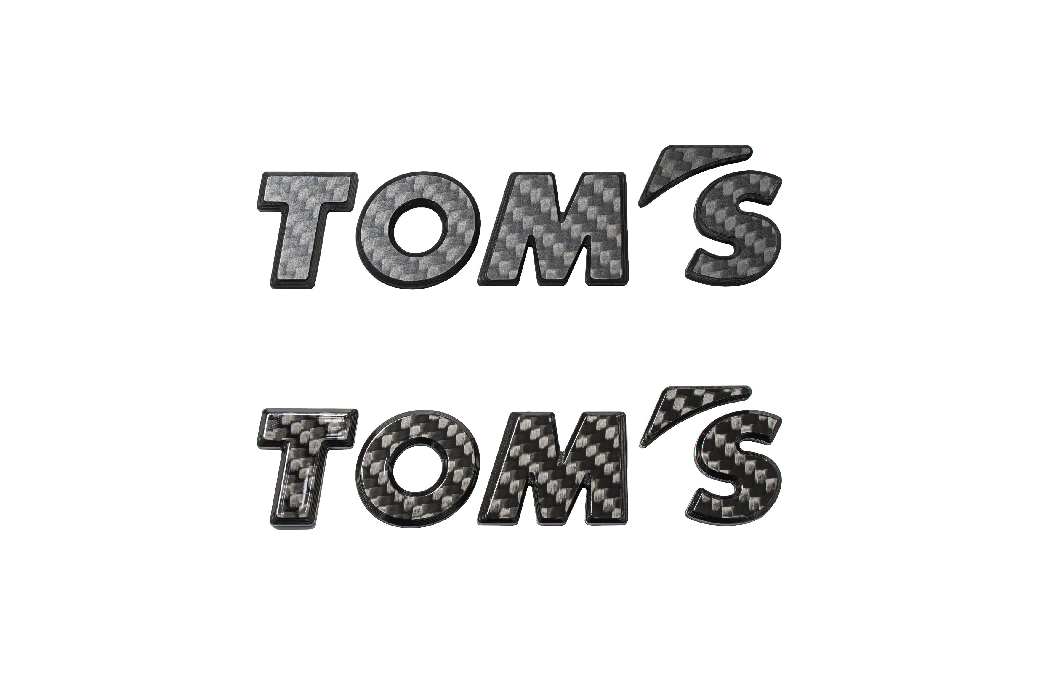 TOM'S Racing Logo Emblem (Carbon Fiber) – Speedzone Performance LLC