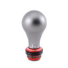 Hybrid Racing Shift Knob & Shift Boot Collar Combo Dust Gray / Dust Red HYB-BUN-01-54