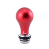 Hybrid Racing Shift Knob & Shift Boot Collar Combo Dust Red / Stainless Steel HYB-BUN-01-59