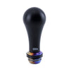 Hybrid Racing Shift Knob & Shift Boot Collar Combo Black Delrin 130R / Titanium HYB-BUN-01-69