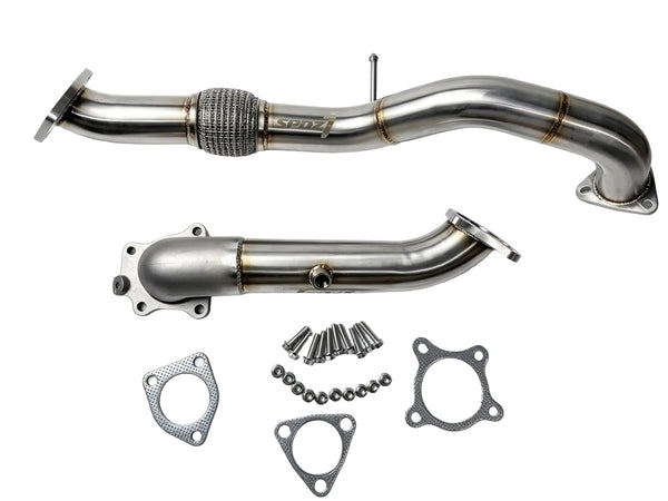 SPDZ1 2.75″ Catless Downpipe+Front Pipe For Honda Civic 1.5t Turbo EX LX SI 2016-2022 ***PREORDER ITEM, NEXT DELIVERY EARLY NOVEMBER 2026***