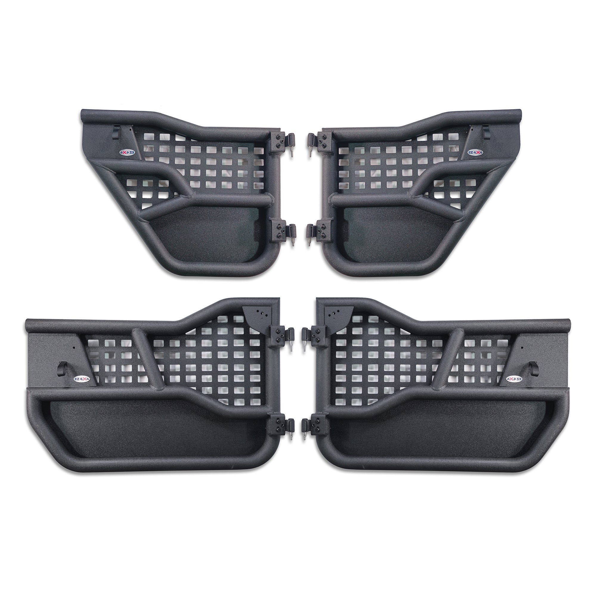 All-Weather Panels for Alpha Full Tube Doors (JT Gladiator, JLU, JL, JKU, & JK Jeep Wrangler) by EZ4X4