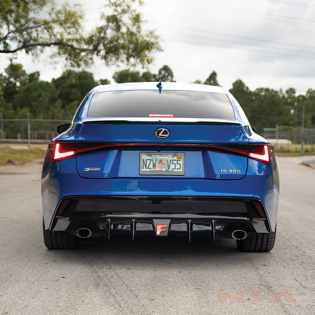 Lexus IS300 IS350 Diffuser Bumper Extension 2021-24 w/ Optional Brake ...