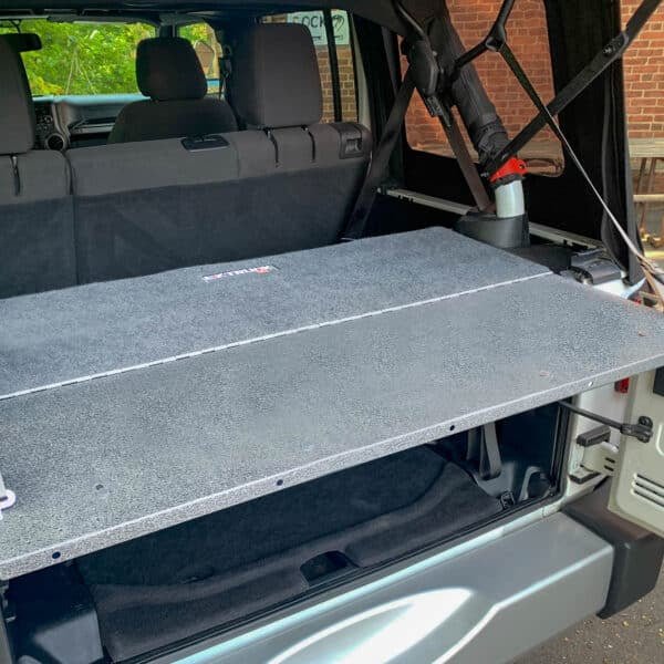 2018 Jeep JLU EZTRUNK Tailgate Extension Table & Up 4 Door by EZ4X4