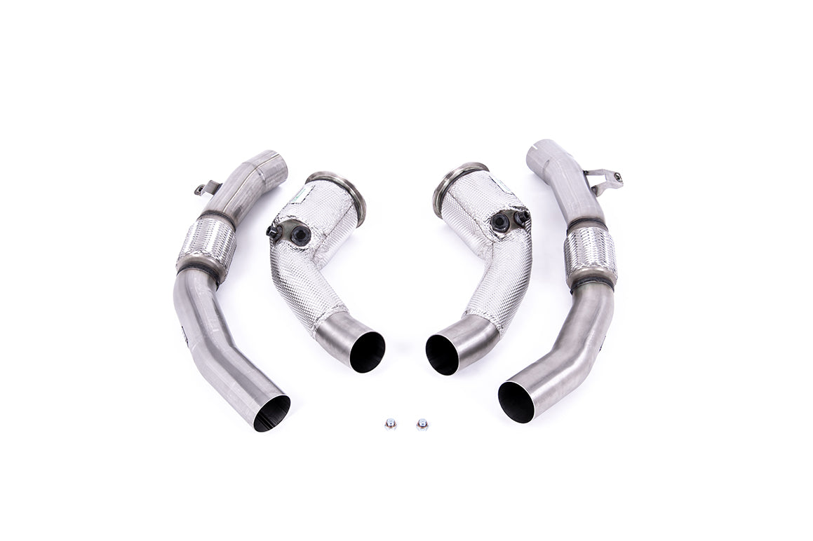 Milltek Audi RS6/RS7 C8 Downpipes with HJS High Flow Cats (Fits to Milltek Cat Back)