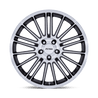 P1D 17X8 5X112 72 +40 G-BLK MACH
