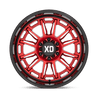 XD865 20X10 6X135 RED-MILL BLK-LP -18MM