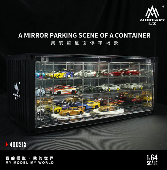 MoreArt 1:64 MIRROR PARKING SCENE OF A CONTAINER MO400215