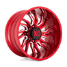 XD858 22X12 8X6.5 CANDY RED MILLED -44MM
