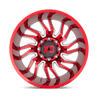 XD858 22X10 6X135 CANDY RED MILLED -18MM