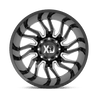 XD858 22X10 8X6.5 GLOSS BLACK MILL -18MM
