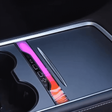 Center Console USB Hub with Ambient Lighting for Model 3 Highland/New Model Y