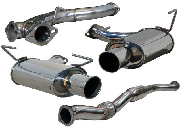 Tsudo 08-10 WRX Sedan 3in SP2 JDM Catback Exhaust