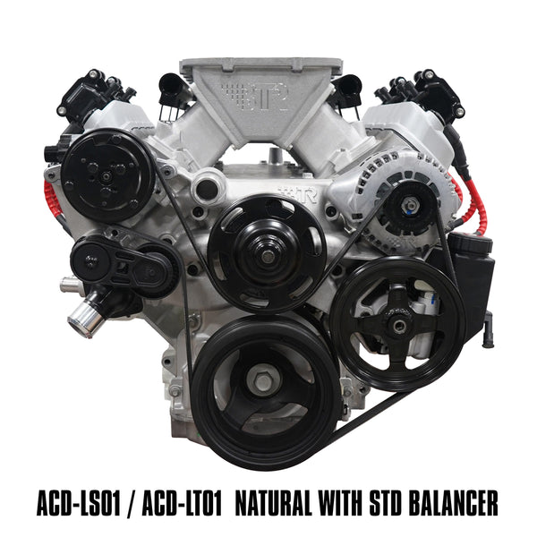 BTR HYPERDRIVE FRONT ACCESSORY DRIVE KIT - LT - NATURAL - ACD-LT01