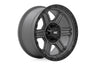 Rough Country 79 Series Wheel | One-Piece | Gunmetal Gray w/Black Ring | 17x8.5 | 6x5.5 | 0mm