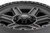 Rough Country 79 Series Wheel | One-Piece | Gunmetal Gray w/Black Ring | 17x8.5 | 6x5.5 | 0mm