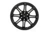 Rough Country 81 Series Wheel | One-Piece | Semi Gloss Black w/machined spokes | 20x9 | 8x180 | 0mm