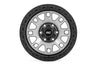 Rough Country 82 Series Wheel | One-Piece | Machined Semi Gloss Black | 17x9 | 5x4.5 | -12mm