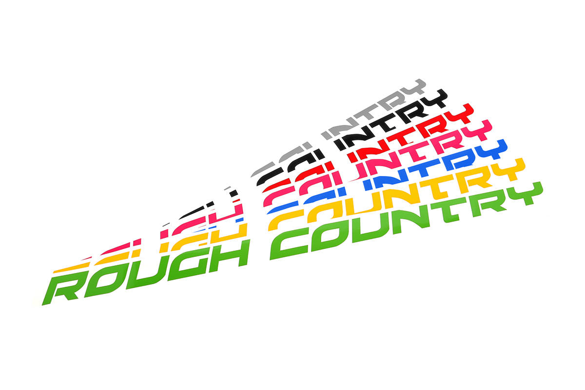 Rough Country Decal | 27 Inch Fender | Yellow