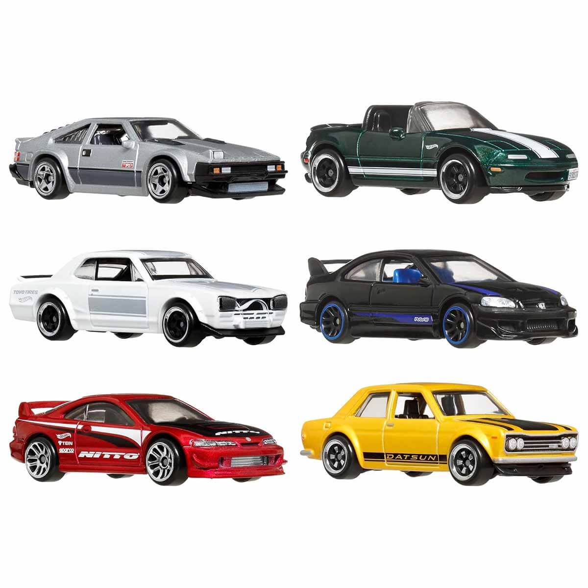Hot Wheels Silver Series Streets Of Japan All Japanese Multi Pack Cars JDM