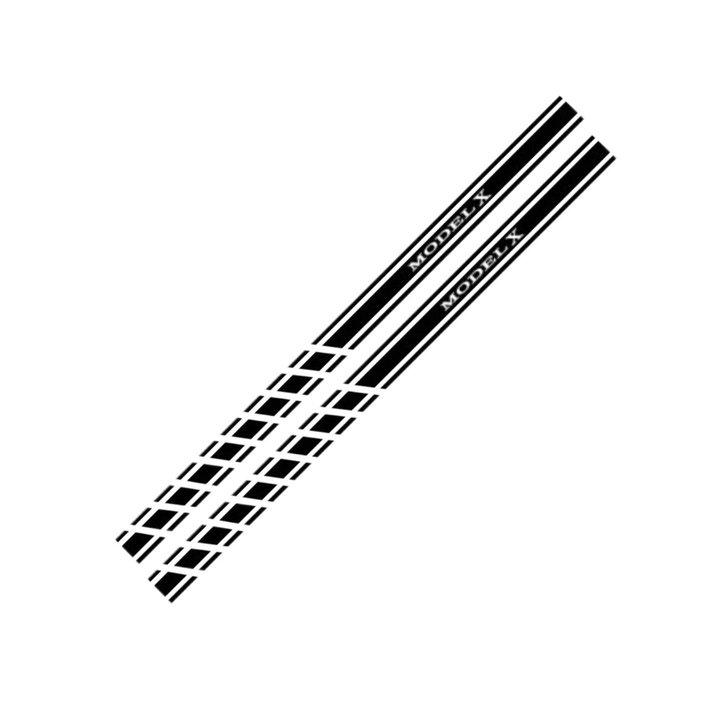 Car Door Side Skirt Stickers Auto Decor Decal for Tesla Model 3 Model S ...