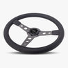 The Daytona | Black Leather | Graphite Spoke | Black Stitch - JackSpania Racing