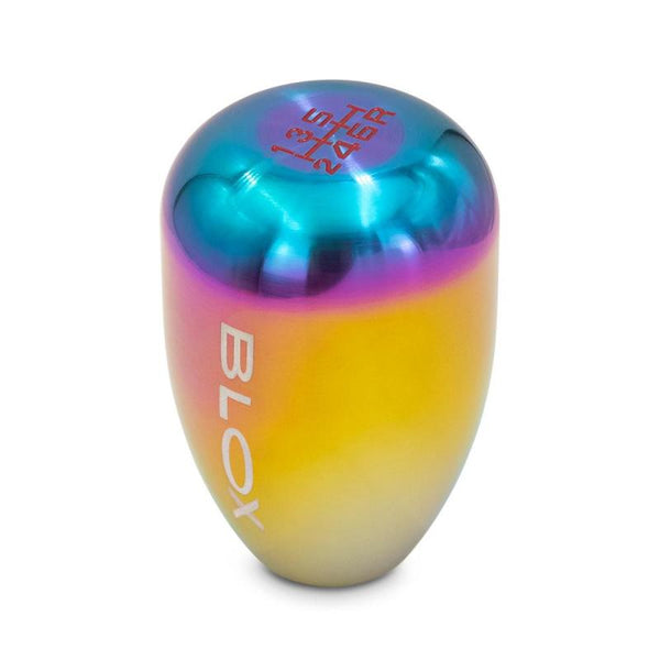 Clearance | BLOX Racing 5-Speed Billet Shift Knob - Neo Chrome M10 x 1.25 (BXAC-00212)