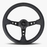 The Daytona | Black Leather | Black Spoke | Black Stitch - JackSpania Racing