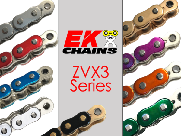 Vortex Racing EK 530 ZVX3 Rivet Master Link- Metallic Purple