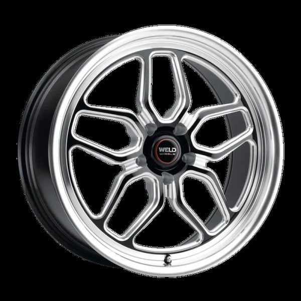 Weld Racing 20x8 Laguna 5x114.3 ET00 BS 4.5 Gloss BLK MIL DIA 78.1