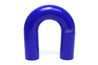 HPS High Temp 4-ply Reinforced 180 Degree U Bend Elbow Coupler Turbo CAC Intercooler Hose Blue