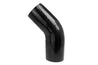 HPS 4-1/2 4.5 inch Black Silicone 45 Degree Elbow Coupler Hose High Temp Reinforced 114mm HTSEC45-450-BLK