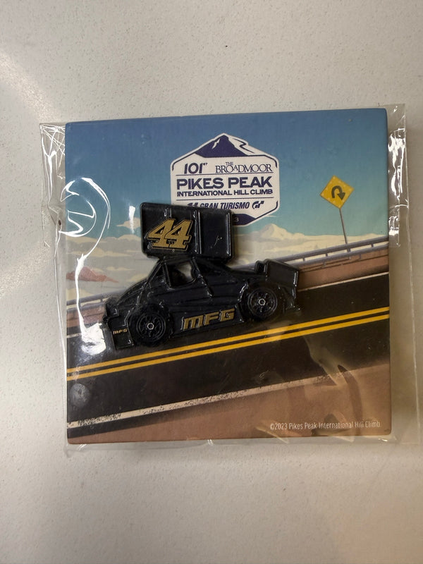 Pikes Peak #44 Black Race Truck Enamel Pin | Leen Customs