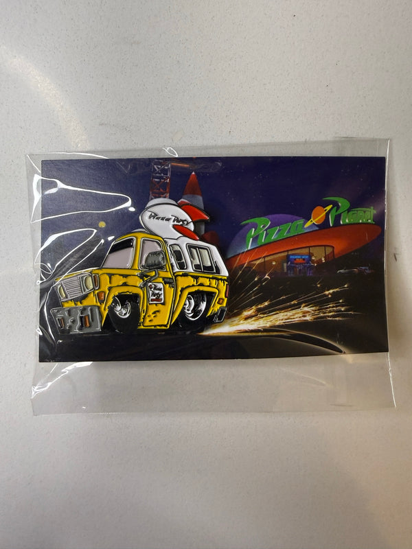 Pizza Planet Yellow Van Enamel Pin | Leen Customs