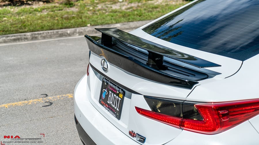 Lexus RC-F Rear Spoiler Wing V1 (2015-2024) – Speedzone Performance LLC