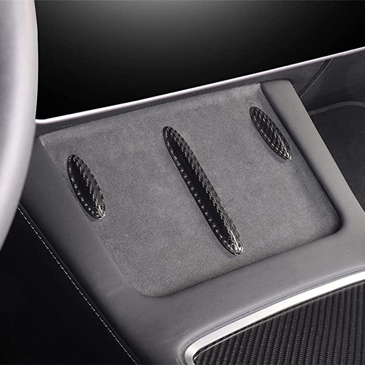Model 3 / Y Central Control Panel Stickers - Carbon Fiber Interior Mods ...