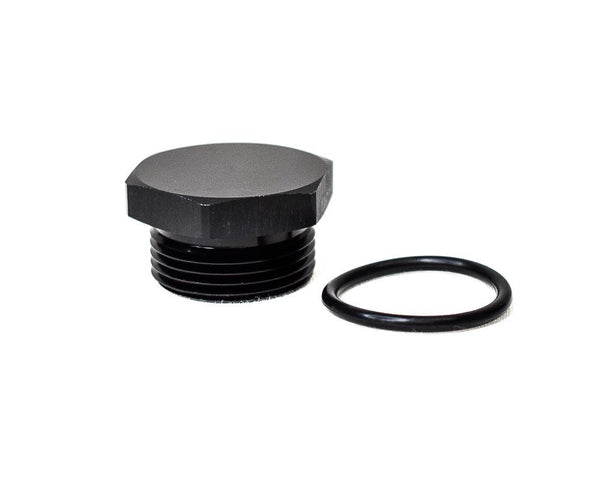 BTR ORB PORT PLUG - 16AN - HEX HEAD - BLACK - ORB-PGW-016