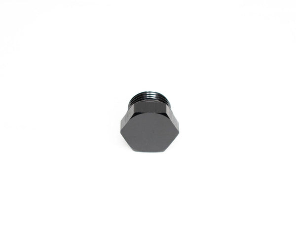 BTR ORB PORT PLUG - 8AN - HEX HEAD - BLACK - ORB-PGW-08