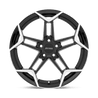 PE P1A 18X8 5X120 76 G-BLK MACH +35