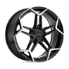 PE P1A 18X8 5X120 76 G-BLK MACH +35