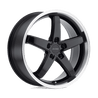 PE P1B 17X8 5X120 76 G-BLK MACH +35