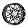 PE P3C 17X8 5X112 66 G-BLK MACH +40